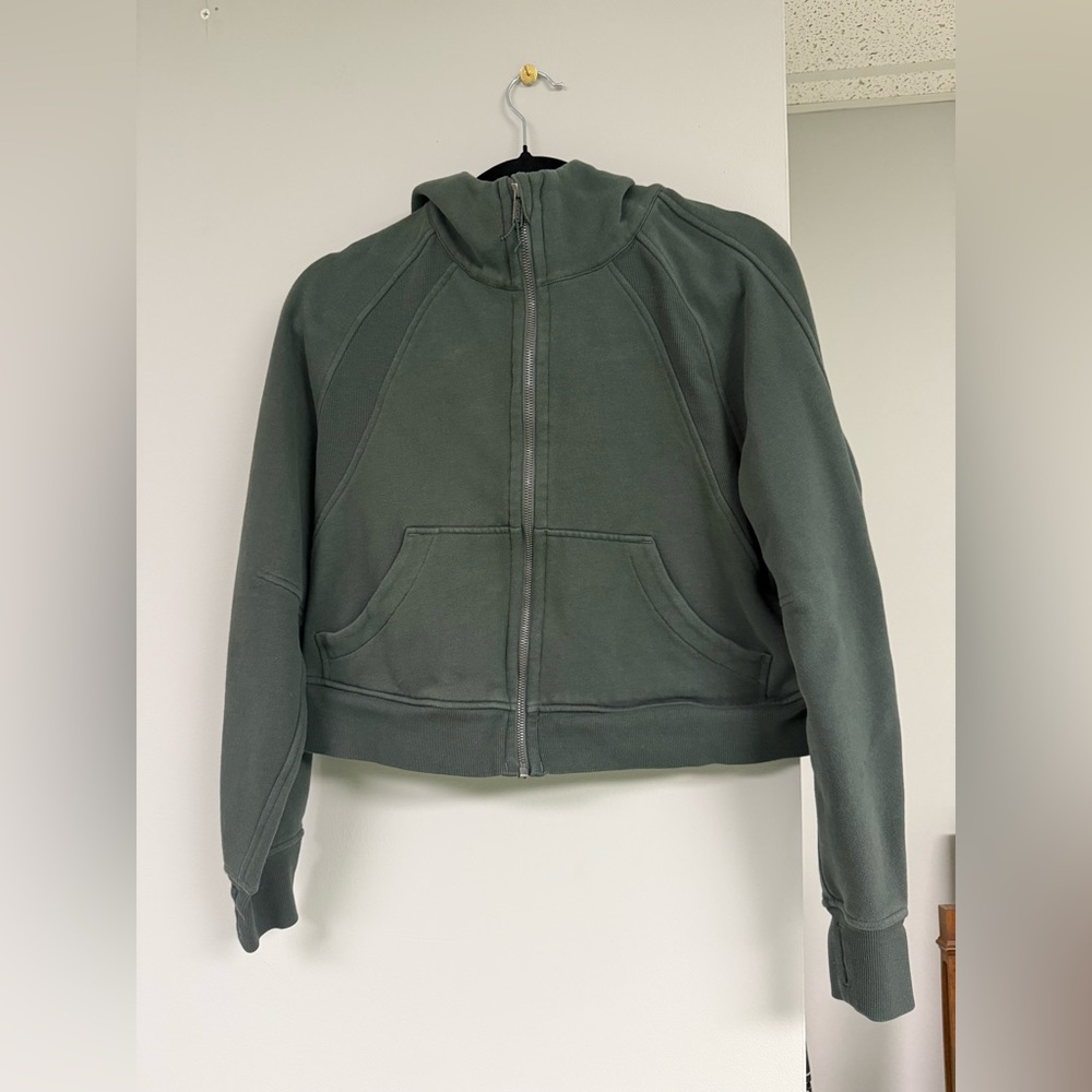 Lululemon Scuba Oversized Full Zip Hoodie Size XS/S Dark Forest - Picture 2 of 6